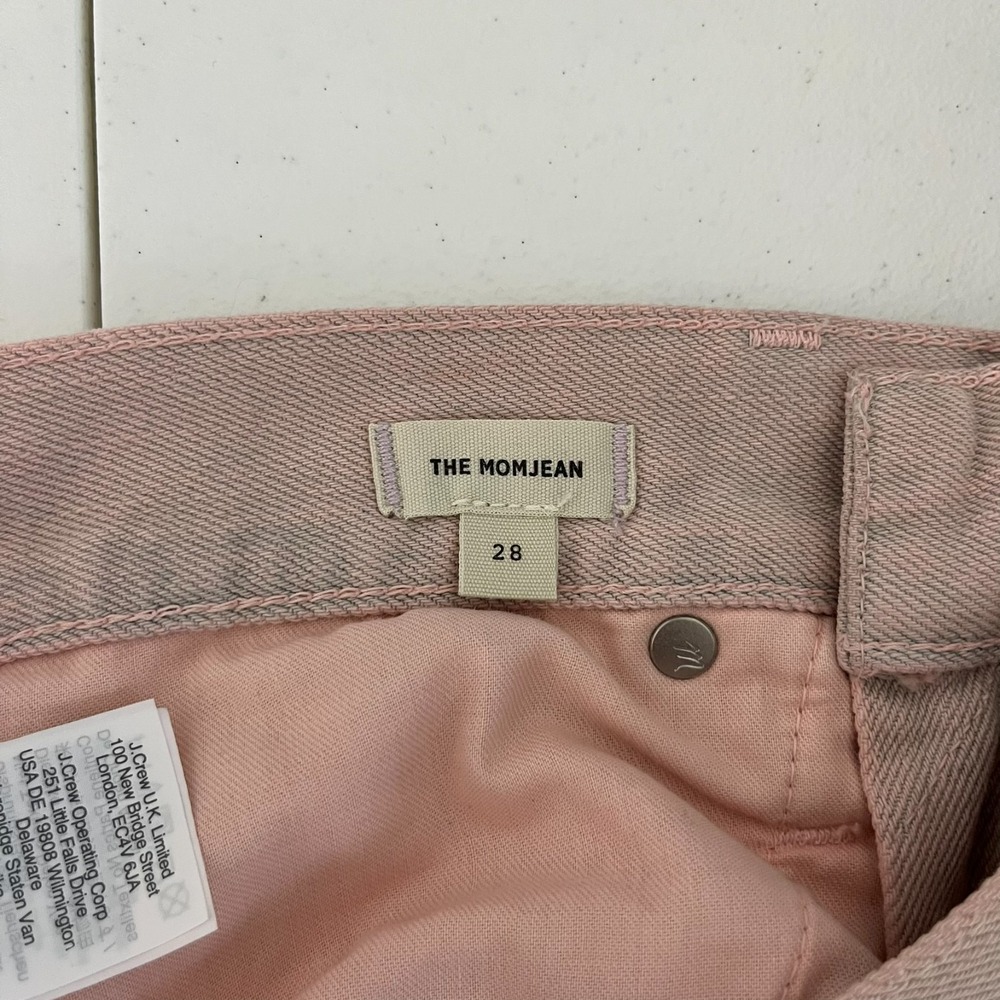 Madewell‎ Jeans Women's Size 28 Pink The Mom Jean High Rise New NWT - Picture 12 of 14